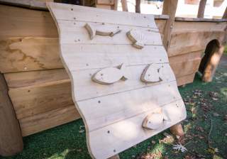 Dampfer der Firma Rudolf Spielplatz, Spielplatzbauer, Spielplatzhersteller, Spielplatzgeräte, Schweiz