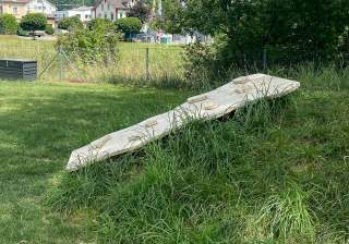 Hangrampe der Firma Rudolf Spielplatz, Spielplatzbauer, Spielplatzhersteller, Spielplatzgeräte, Schweiz