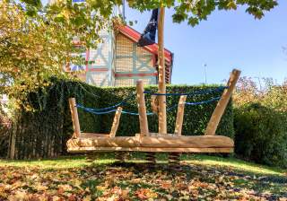 Dampfer der Firma Rudolf Spielplatz, Spielplatzbauer, Spielplatzhersteller, Spielplatzgeräte, Schweiz