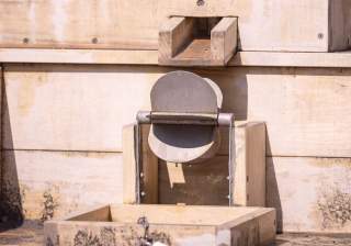 Wasser- und Matschanlage der Firma Rudolf Spielplatz, Spielplatzbauer, Spielplatzhersteller, Spielplatzgeräte, Schweiz